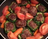 ピーマンの肉詰めトマト煮込み作り方5写真