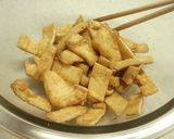 レンジで！汁なし　いなりおろしうどん作り方4写真