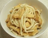 レンジで！汁なし　いなりおろしうどん作り方8写真