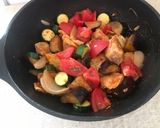 酢豚風ナスとズッキーニのケチャップ炒め作り方4写真
