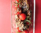 鯖缶とミニトマトのクミン粒マスタード焼き作り方3写真