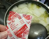 冬瓜汁☆冬瓜と鶏のみそ汁作り方3写真