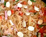 フライパンだけでトマトとチーズのパスタ作り方4写真
