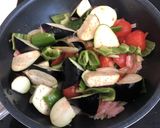 夏野菜 トマトとなす のチリソース作り方3写真