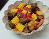 夏野菜 トマトとなす のチリソース作り方5写真