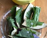 茄子の大葉巻きとカニカマの磯辺揚げ作り方3写真