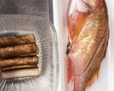 あからバチメと牛蒡の煮付け作り方1写真