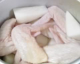 手羽先と大根の煮物【肉のおかず】作り方3写真