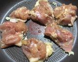 チキンの漬け込みガーリックマヨネーズ焼き作り方2写真