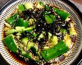 簡単！キュウリと胡麻と塩昆布のポン酢和え作り方4写真