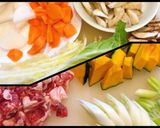 野菜たっぷり(^^)ほうとう *☻*作り方1写真