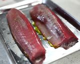 焼酎に泡盛に合う！初ガツオの炙り岩塩風味作り方1写真