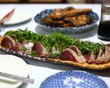 焼酎に泡盛に合う！初ガツオの炙り岩塩風味作り方7写真