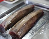 焼酎に泡盛に合う！初ガツオの炙り岩塩風味作り方4写真