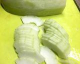 白瓜と豚肉の炒め物作り方1写真