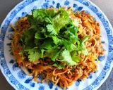 タイ風パクチー焼きそば作り方14写真