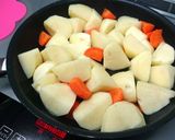 焼き肉のたれで簡単肉じゃが作り方2写真