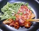 簡単！牛バラキムチほうれん草作り方4写真