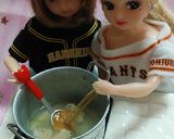 リカちゃんサイズ♡野球シリꕤ深川丼*.ﾟ作り方5写真
