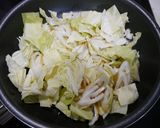 簡単！キャベツと竹輪の味噌炒め作り方2写真