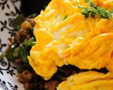ピーマンと挽き肉炒め・オムレツ風。作り方5写真