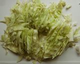 キャベツ巾着のめんつゆ煮作り方1写真
