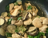 なすとピーマン、鶏むねのマヨしょうゆ炒め作り方7写真
