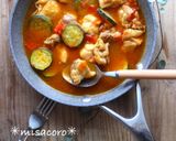 mレンジで!鶏とズッキーニのスープカレー作り方8写真