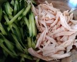 キュウリとサラダチキンの和え物作り方2写真