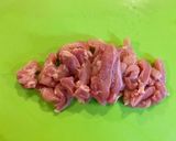 お蕎麦屋さんのおつまみ♪親子煮作り方2写真