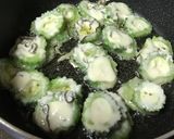 塩昆布とゴーヤの丸揚げ焼き作り方4写真