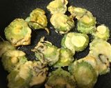 塩昆布とゴーヤの丸揚げ焼き作り方5写真