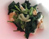 豆腐とモロヘイヤのさっぱり和え作り方5写真