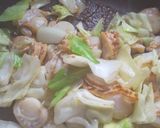 ベビーホタテとキャベツのバター炒め作り方5写真