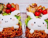 シナモロール キャラ弁♪♪作り方2写真