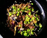 茄子と挽き肉の夏味の炒め物作り方5写真