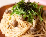 夏バテ予防☆梅しそプロテイン冷製パスタ作り方9写真