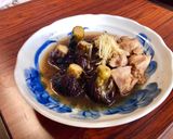 なすと鶏肉のとろ〜り揚げ煮作り方4写真