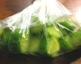 塩とレモンだけのきゅうり（蛇腹切り）作り方3写真