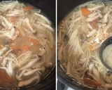 旨味たっぷり♡鮭と根菜と茸のお味噌汁作り方3写真