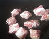 バラ肉重ねて、柔らかでおいしく食べます作り方5写真