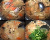 旨味たっぷり♡鮭と根菜と茸のお味噌汁作り方4写真