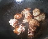 バラ肉重ねて、柔らかでおいしく食べます作り方6写真