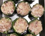 ピーマンの肉詰め〜タルタルソース焼き作り方3写真