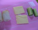 お弁当に☆無理やりハートのちくわです作り方2写真