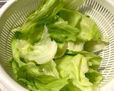 レタスをシャキッとさせて美味しくする方法作り方3写真