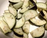 さっぱり♡茄子と鶏むね肉のおかずサラダ作り方1写真