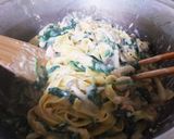 超簡単！鮭とほうれん草のクリームパスタ♪作り方14写真