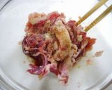 簡単！牛バラ野菜炒め☆山椒風味作り方1写真
