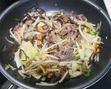 簡単！牛バラ野菜炒め☆山椒風味作り方5写真